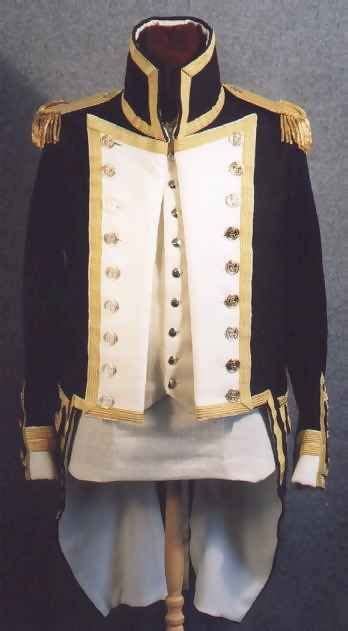 1812 Naval Officers Uniform Royal Navy Uniform Military Uniform