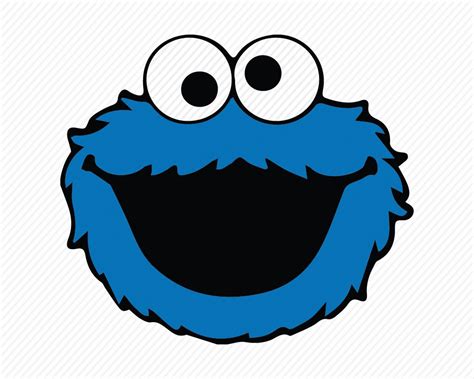 Cookie Monster Svg Cookie monster Dxf Eps & Png Cut files | Etsy