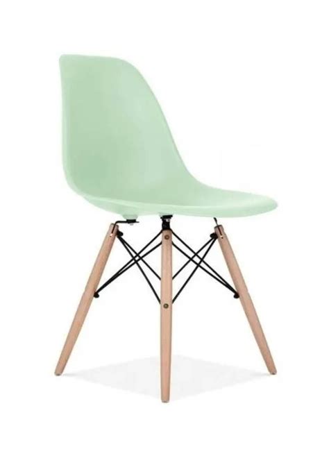 Cadeira de jantar Elidy Charles Eames Eiffel estrutura de cor verde unidade Frete grátis