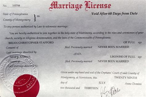 sample pa 1911 marriage certificate pennsylvania gene