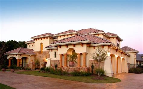 Mediterranean Stucco Home Stucco Homes House Exterior House Styles