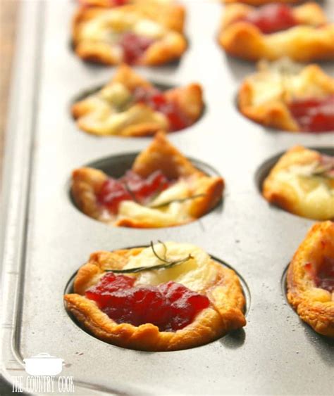 Maybe you would like to learn more about one of these? EASY CRANBERRY BRIE BITES | The Country Cook