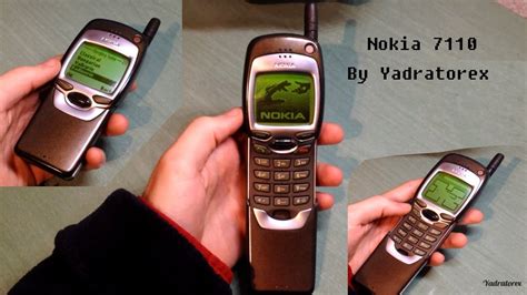 The iconic nokia brick phone is back. Nokia 7110 retro review (old ringtones & games [snake ...