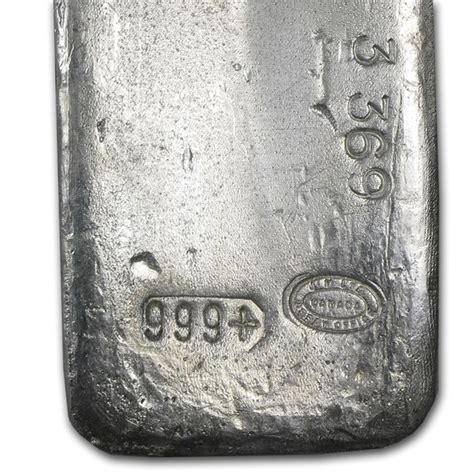 .999 fine 100 troy ounce poured silver bars,.999 fine 10 troy ounce silver bars. Buy 100 oz Silver Bar - Johnson Matthey (Canada, Vintage ...