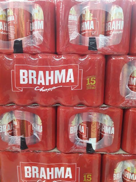 Cerveja Brahma Fardo Com 12 Latas 350 Ml Atacado Super Preço Mercado