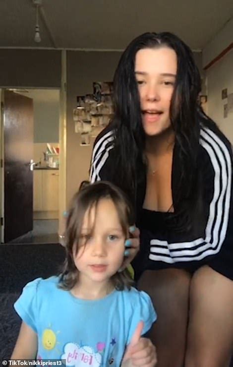 Evil Mothers Chilling Tiktok Videos With Her Three Year Old Girl