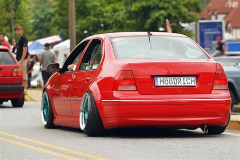 Red And Really Low Via Stance Spice And Everything Nice Vw Mk4