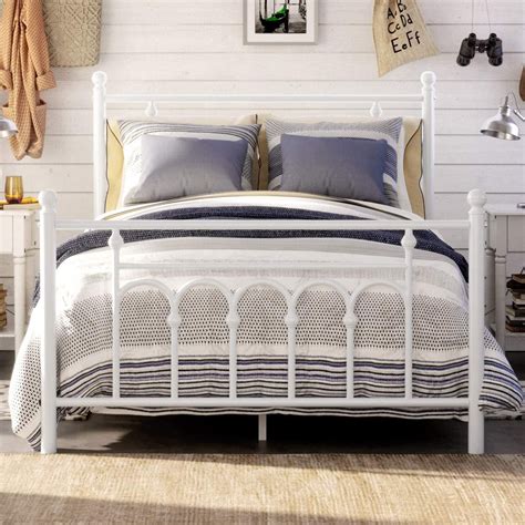 Vasagle Full Size Metal Bed Frame With Headboard Footboard No Box
