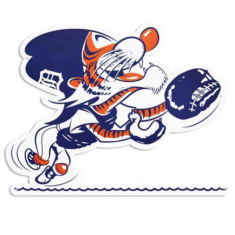 Detroit tigers announce 1968 world series champions 50th. Authentic Street Signs Detroit Tigers Catcher Kitty 12" Steel Logo