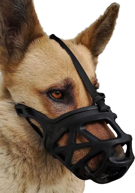 Dog Muzzle Breathable Basket Muzzles For Small Medium Large And X