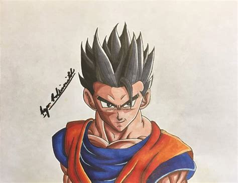 Well guys, i went ahead and did it again, i made a tutorial out of another dragon ball character from both dbz and dbgt. Mystic Gohan Drawing | DragonBallZ Amino