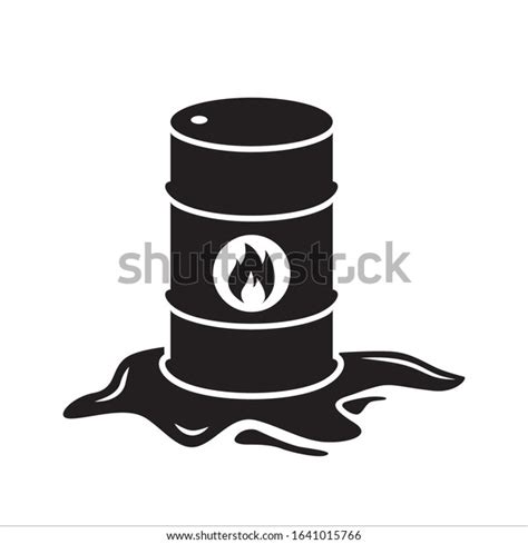 Oil Barrel Vector Icon Crude Oil Stock Vector Royalty Free 1641015766
