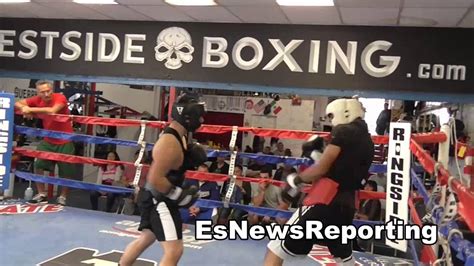 Fighters Sparring At Westside Boxing Club Esnews Boxing Youtube