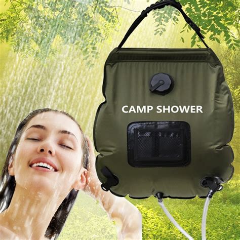 Portable Camp Shower Water Bag Foldable L Camping Solar Showers