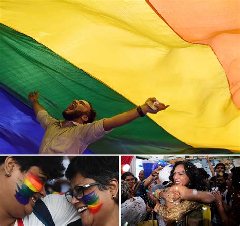 Photos Indians Laugh Cry And Celebrate After Gay Sex Is