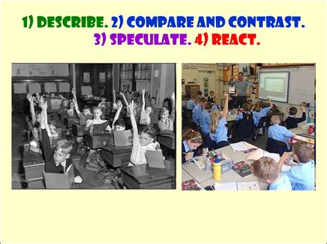 compare and contrast photos - online presentation