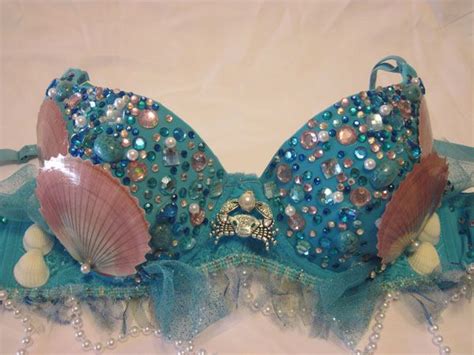 Decorated Bras Glam Up Your Bra To Win Enter Our Bra Decorating Contest Bra Mermaid