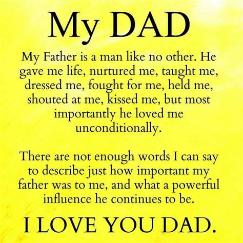 Love You Dad Love You Dad Best Quotes Sayings