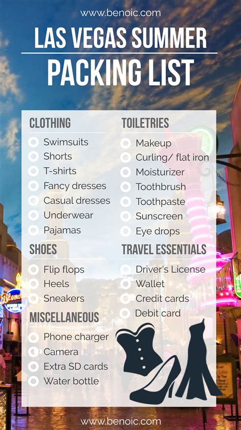 The Next Big Things In Traveling What To Pack For A Trip To Vegas