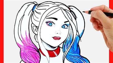 How To Draw Harley Quinn Youtube