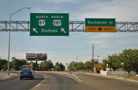 Us 287 North Amarillo Aaroads Texas Highways