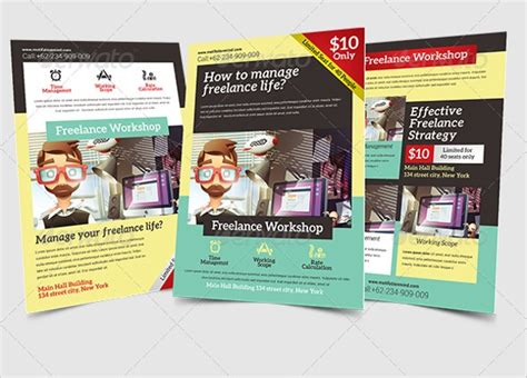 20 Workshop Flyer Templates Psd Eps Format Download