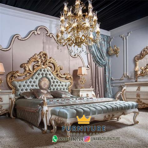 Romantis bukan harus ruangan bertaburan bunga atau bernuansa merah muda. Set Kamar Tidur Mewah Odasi Jepara | Furniture Jepara jati