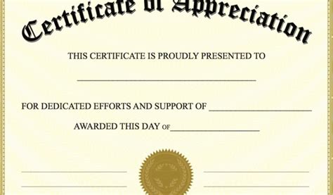 Army Certificate Of Appreciation Template 1 Templates Example