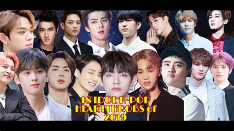 18 Idol K Pop Heartthrobs Of 2019 100 Asian Heartthrobs Of 2019 Youtube
