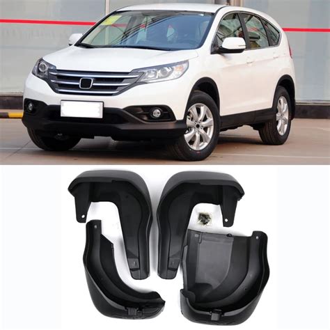 Set Molded Mud Flaps For Honda Cr V Crv Mudflaps Splash Guards Front Rear Mud Flap