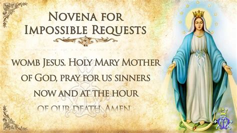 Novena Of Impossible Request Abbaskets
