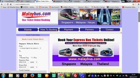 Kami adalah bagian dari hiba putra yang sudah. How to Booking Bus ticket in Malaysia,Singapore - YouTube