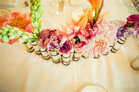 Multi Colored Wedding Flowers Reception Centerpieces