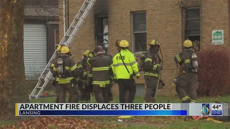 Firefighters Respond To Downtown Lansing Apartment Fire Wlns 6 News