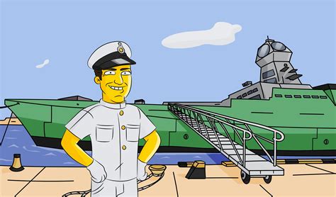 Custom Navy Officer Cartoon Caricature Personalised Portrait Etsy