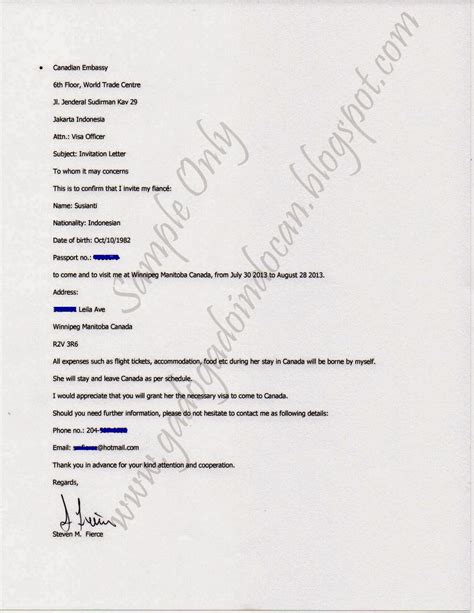 In order to obtain a visa to visit russia you need a letter of invitation (letter of support) first. Invitation Letter For Visa Indonesia - Letter
