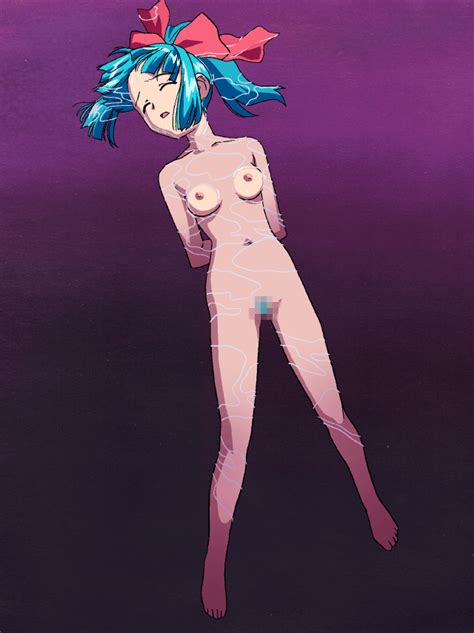 Rule 34 00s 1girls Animated Arms Behind Back Blue Hair Bow Breasts Cave Censored Closed Eyes