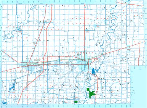 Coles County Map Mattoon Il • Mappery
