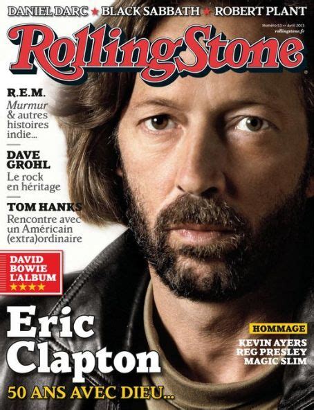 eric clapton rolling stone magazine april 2013 cover photo france