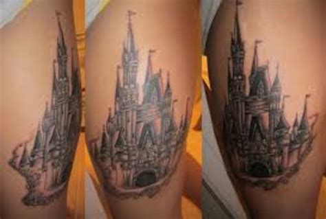 This is an excellent color design that captures the intimidating visage of a knight, with sword drawn, ready to battle. Castle Tattoo Designs And Meanings-Castle Tattoo Ideas And ...