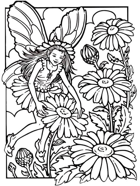 Fairy Coloring Pages For Adults - Coloring Home