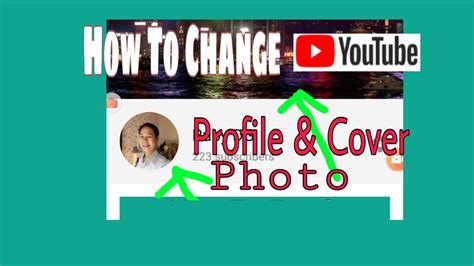 How To Change Youtube Profile And Cover Picture On Android Phone Youtube