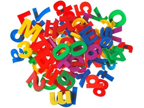 Magnetic Letters Numbers Colorful Alphabet 80elem Ta0033 Toys Art