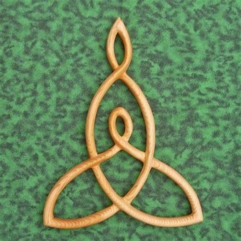 Mother And Child Knot Wood Carved Celtic Knot Mothers Love Nurturing