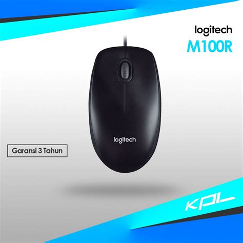 Jual Mouse Logitech M100r Original Garansi Resmi 3 Tahun Indonesia