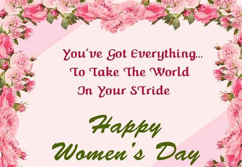 May you prosper and stood affirm in the course of life. Happy Women's Day Wishes, Messages, SMS, Greetings, Cards ...