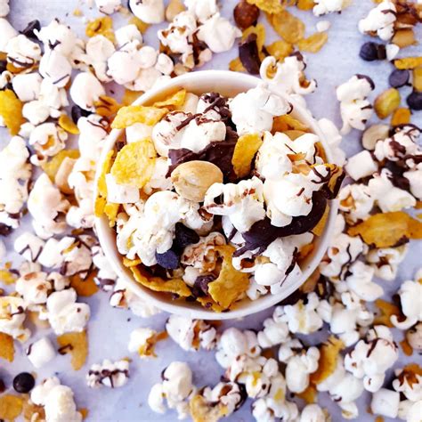 Popcorn Snack Mix No Bake Recipe Feast Glorious Feast