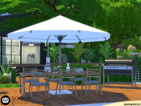 The Sims Resource Sodium Outdoor Dining