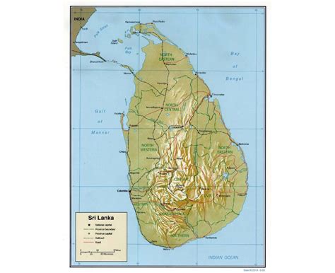 Large Elevation Map Of Sri Lanka Sri Lanka Asia Mapsland Maps Vrogue