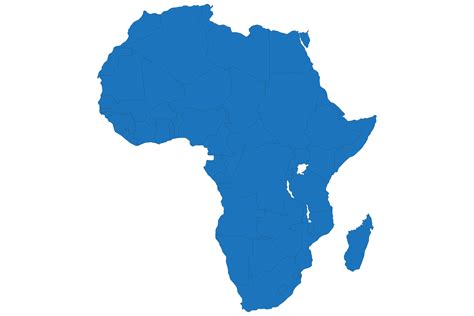 Africa Clipart African Africa Map Outline Png Transparent Cartoon